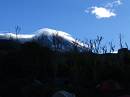  arriving at the first camp (machame, 3'000m asml), mt. kilimanjaro still faaaar away