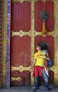  a massive door of potala palace, lhasa