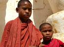  suspicious young monks, bagan