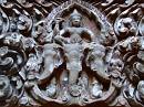  ...but much of the original hindu sculptures remains, which feature various forms of vishnu, shiva and kali
