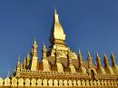  pha that luang, the most important national monument in laos, vientiane