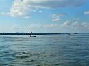  floating on the mekong towards the border of laos, stung treng