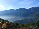  view from our hotel balcony, sapa
