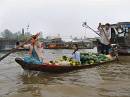  floating market, mekong delta